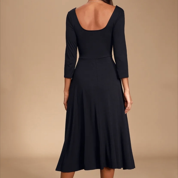 Lulu's Smooth Talker Dress SzL - Picture 3 of 10